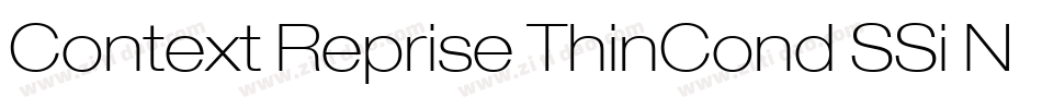 Context Reprise ThinCond SSi Normal字体转换